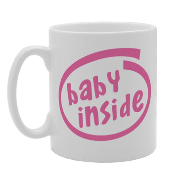 Baby Inside   Printed Tea Coffee Ceramic  Mg1247 - Funny Printed Coffee Mug - Great Gift Idea