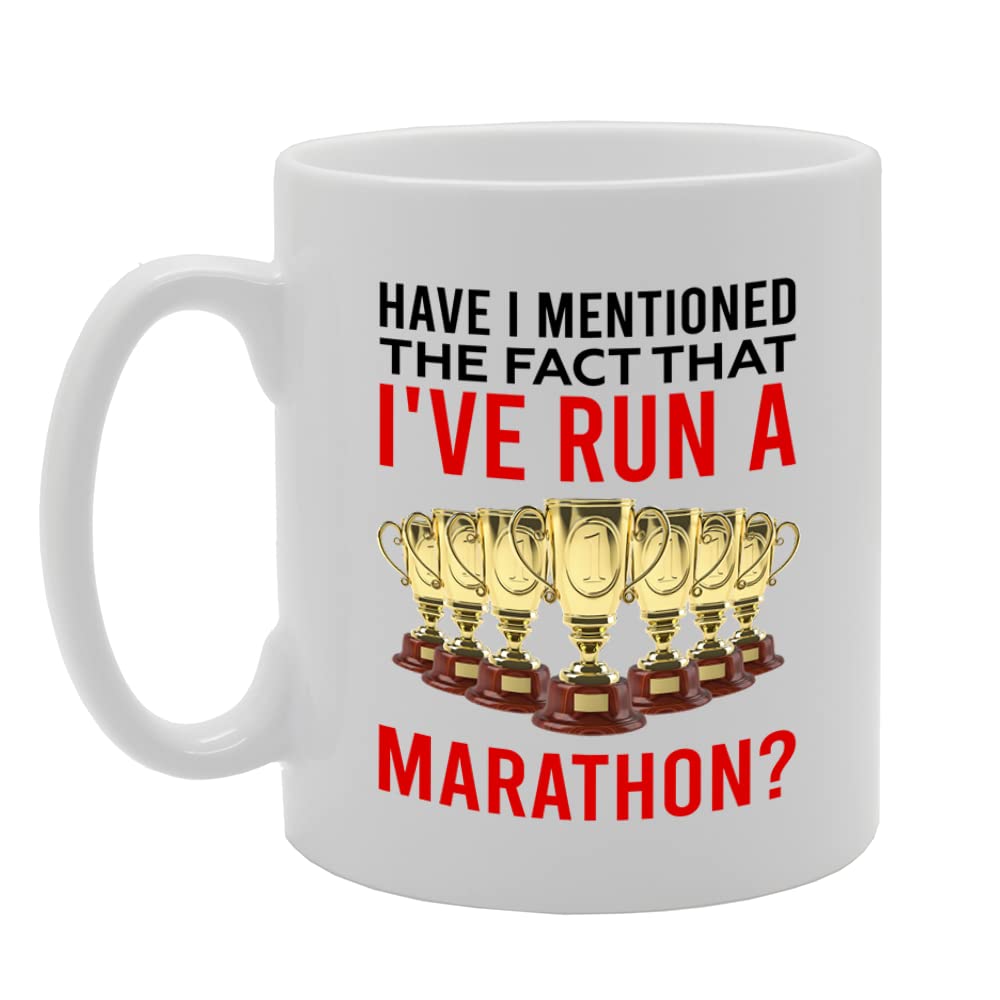 Marathon   Printed Tea Coffee Ceramic  Mg5639 - Funny Printed Coffee Mug - Great Gift Idea