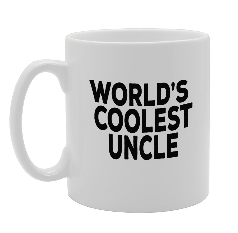 World'S Coolest Uncle   Printed Tea Coffee Ceramic  Mg990 - Funny Printed Coffee Mug - Great Gift Idea