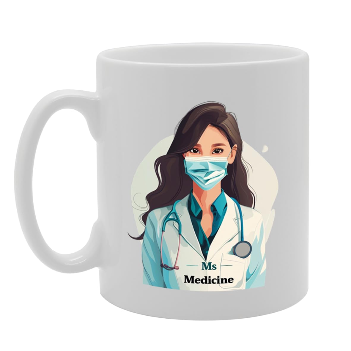 Ms Medicine  - Ideal For Female Doctors And Healthcare Professionals, 11Oz Ceramic Coffee  For Medical Experts And Health Enthusiasts Mg5966 - Funny Printed Coffee Mug - Great Gift Idea