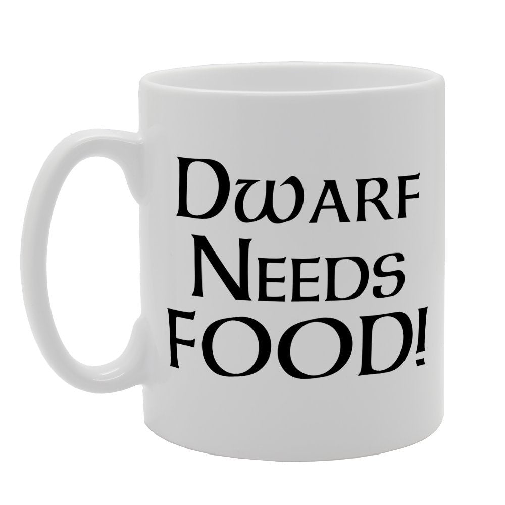 Dwarf Needs Food!   Printed Tea Coffee Ceramic  Mg1478 - Funny Printed Coffee Mug - Great Gift Idea