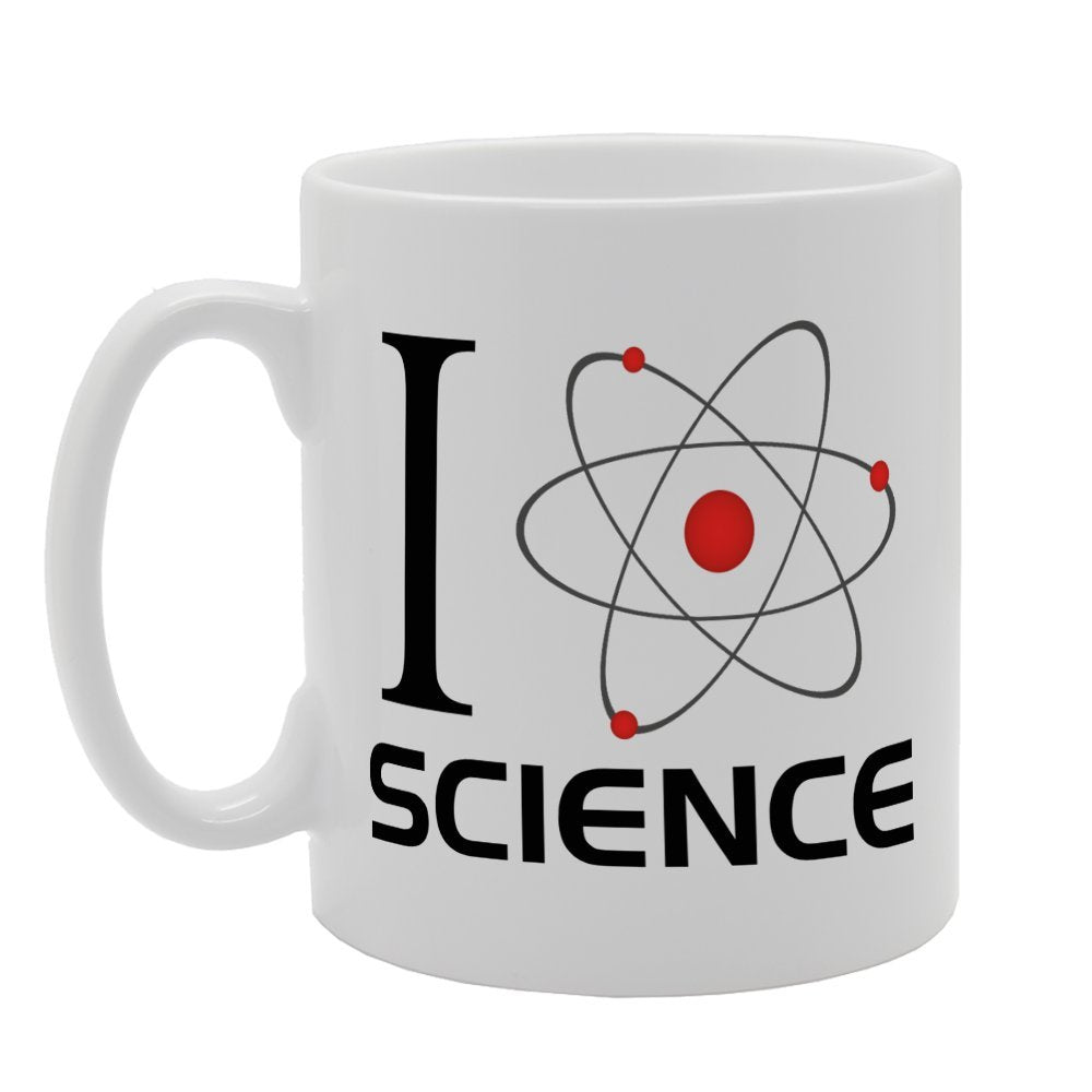 I Love Science   Printed Tea Coffee Ceramic  Mg2687 - Funny Printed Coffee Mug - Great Gift Idea