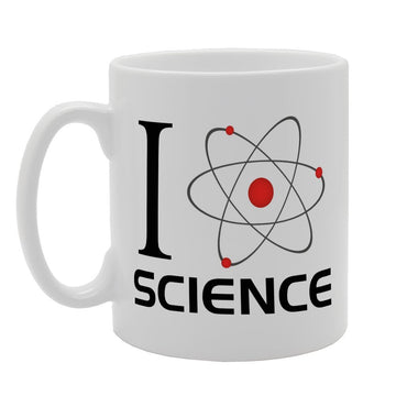 I Love Science   Printed Tea Coffee Ceramic  Mg2687 - Funny Printed Coffee Mug - Great Gift Idea