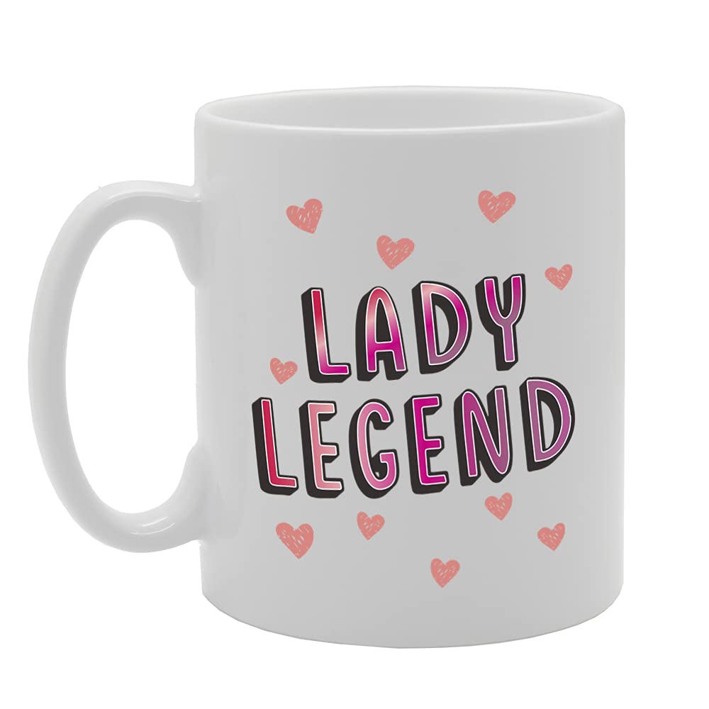 Lady Legend Tea   Printed Tea Coffee Ceramic  Mg5344 - Funny Printed Coffee Mug - Great Gift Idea