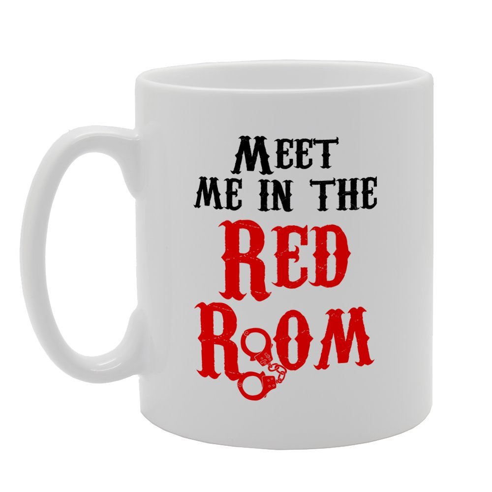 Meet Me In The Red Room   Printed Tea Coffee Ceramic  Mg3133 - Funny Printed Coffee Mug - Great Gift Idea