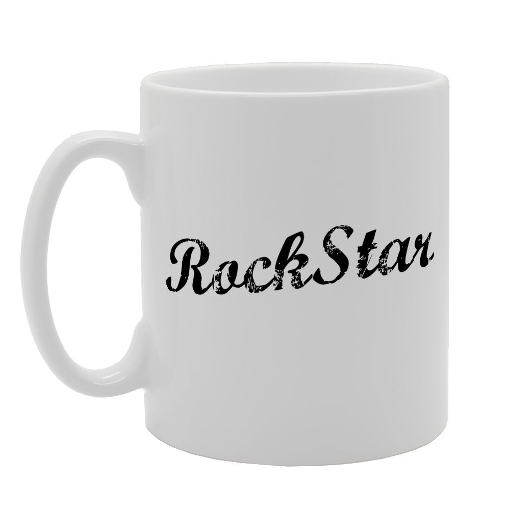 Rockstar Rock Star Collection   Printed Tea Coffee Ceramic  Mg1651 - Funny Printed Coffee Mug - Great Gift Idea