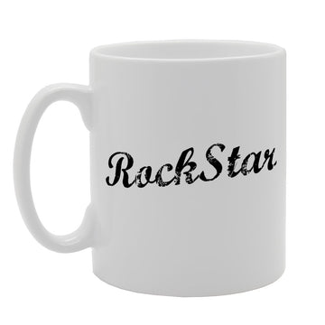 Rockstar Rock Star Collection   Printed Tea Coffee Ceramic  Mg1651 - Funny Printed Coffee Mug - Great Gift Idea
