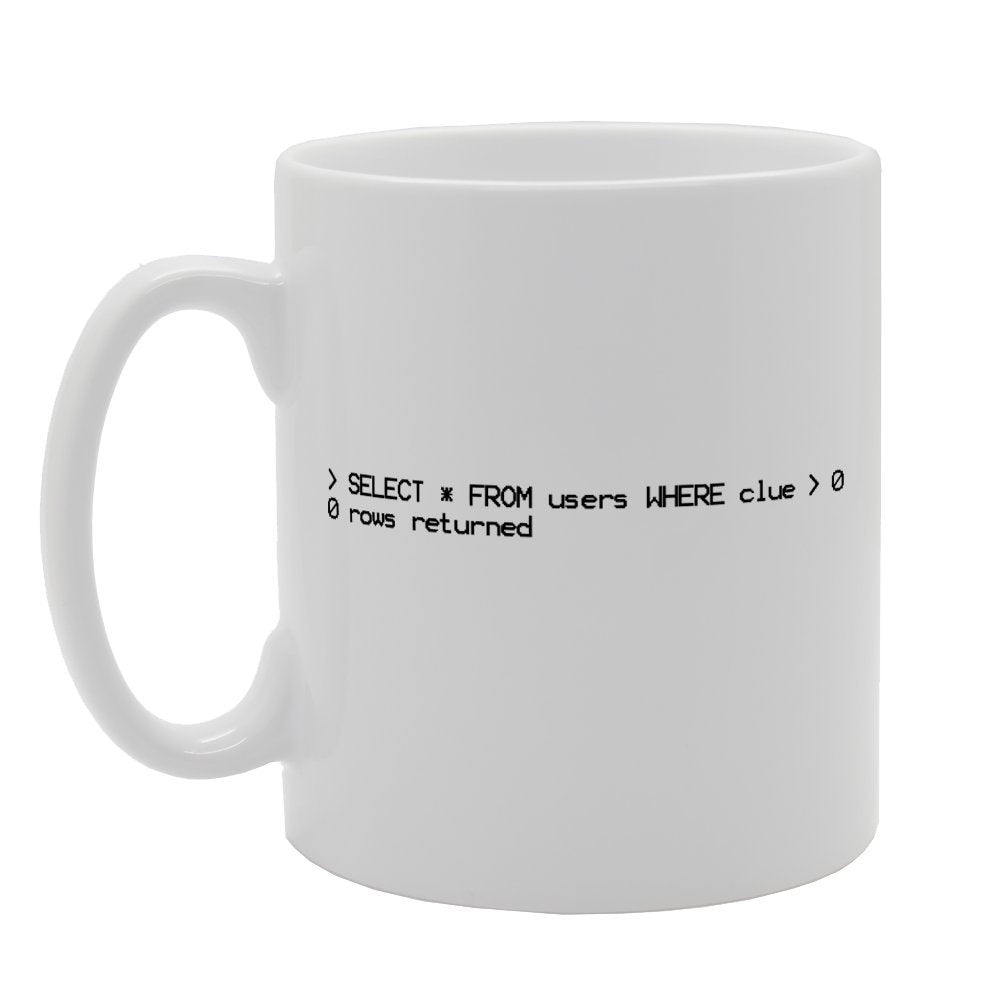 Programmer Sql Query To Find People   Printed Tea Coffee  Mg1690 - Funny Printed Coffee Mug - Great Gift Idea