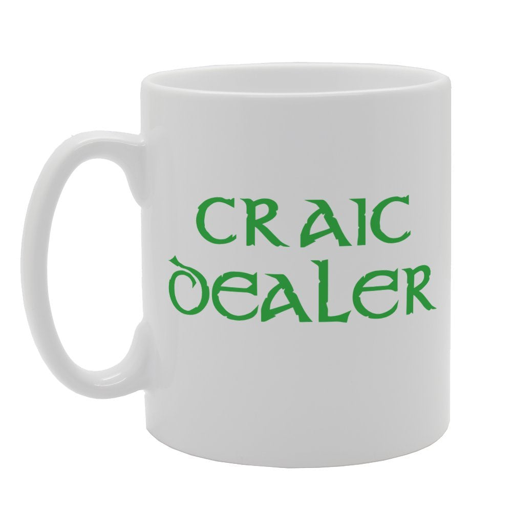 Craic Dealer   Printed Tea Coffee Ceramic  Mg1437 - Funny Printed Coffee Mug - Great Gift Idea