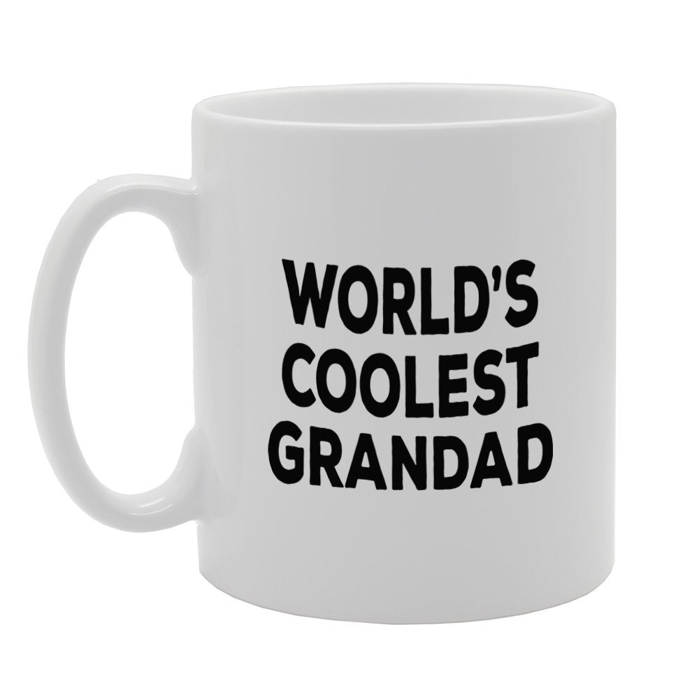 World'S Coolest Grandad   Printed Tea Coffee Ceramic  Mg1357 - Funny Printed Coffee Mug - Great Gift Idea