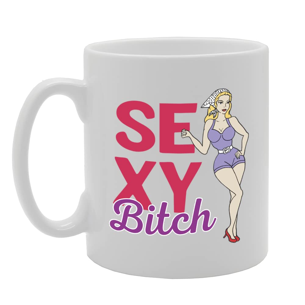 Sexy Bitch   Printed Tea Coffee Ceramic  Mg5725 - Funny Printed Coffee Mug - Great Gift Idea