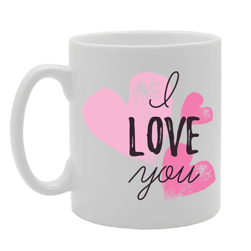 I Love You   Printed Tea Coffee Ceramic  Mg2353 - Funny Printed Coffee Mug - Great Gift Idea