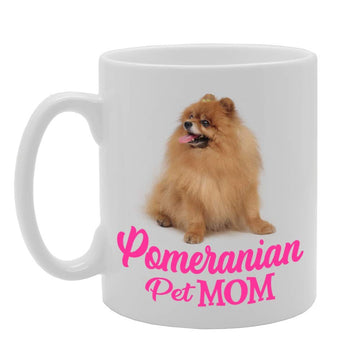 Pet Mom Pomeranian   Printed Tea Coffee Ceramic  Mg4611 - Funny Printed Coffee Mug - Great Gift Idea