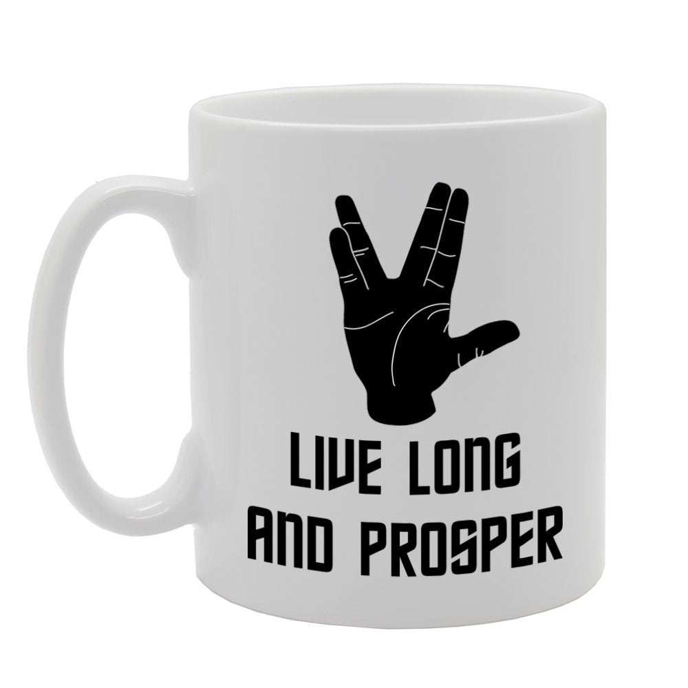 Live Long And Prosper   Printed Tea Coffee Ceramic  Mg768 - Funny Printed Coffee Mug - Great Gift Idea