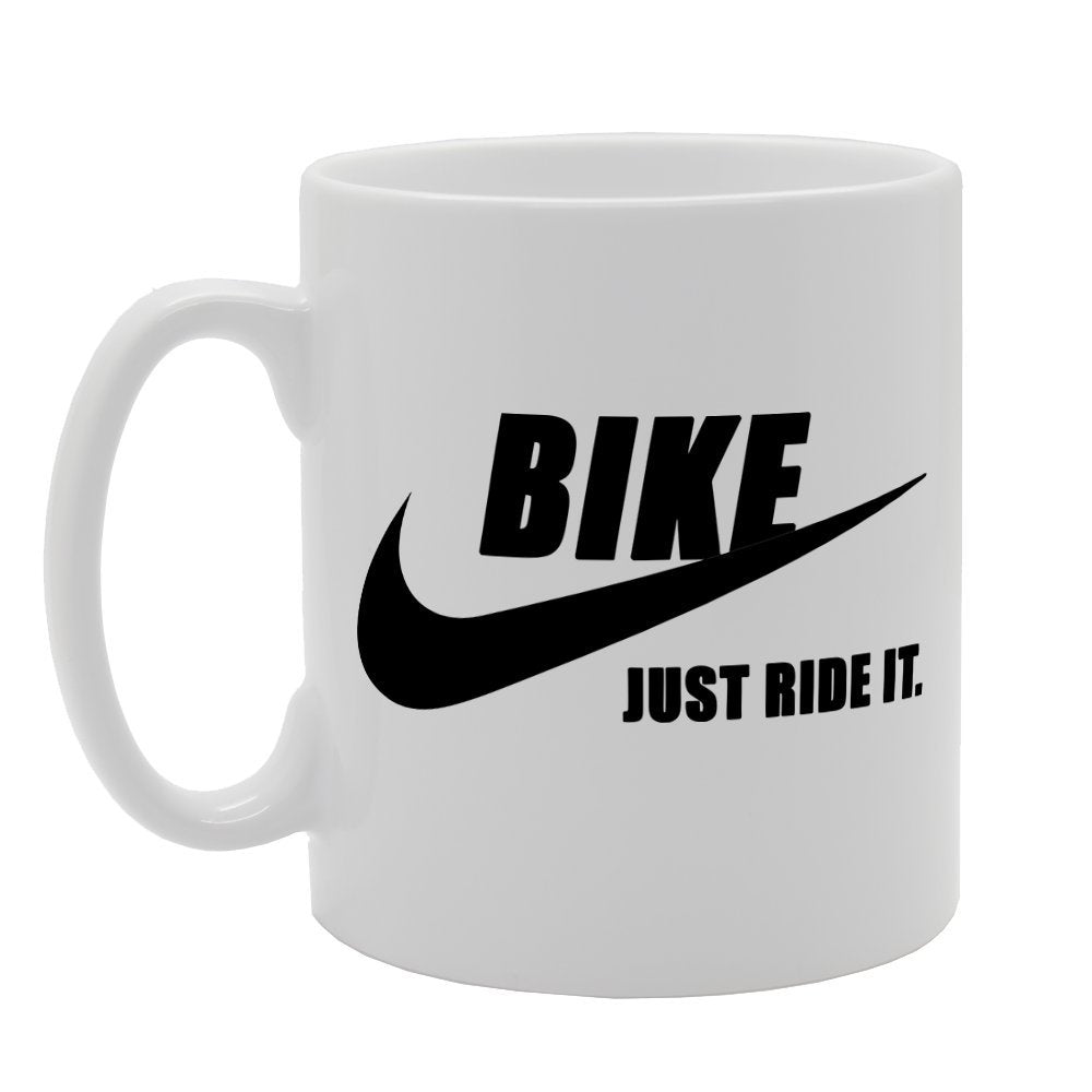 Bike Just Ride It   Printed Tea Coffee Ceramic  Mg1212 - Funny Printed Coffee Mug - Great Gift Idea