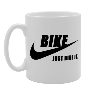 Bike Just Ride It   Printed Tea Coffee Ceramic  Mg1212 - Funny Printed Coffee Mug - Great Gift Idea