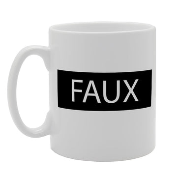 Faux   Printed Tea Coffee Ceramic  Mg1444 - Funny Printed Coffee Mug - Great Gift Idea