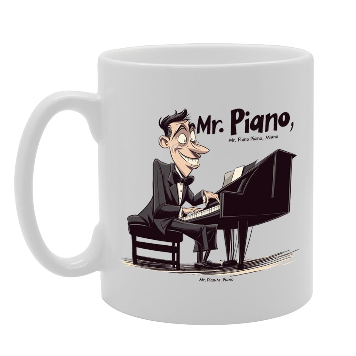 11Oz Ceramic  Mg6558 Featuring Mr French Horn – For Musicians And Music Lovers - Funny Printed Coffee Mug - Great Gift Idea