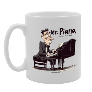 11Oz Ceramic  Mg6558 Featuring Mr French Horn – For Musicians And Music Lovers - Funny Printed Coffee Mug - Great Gift Idea