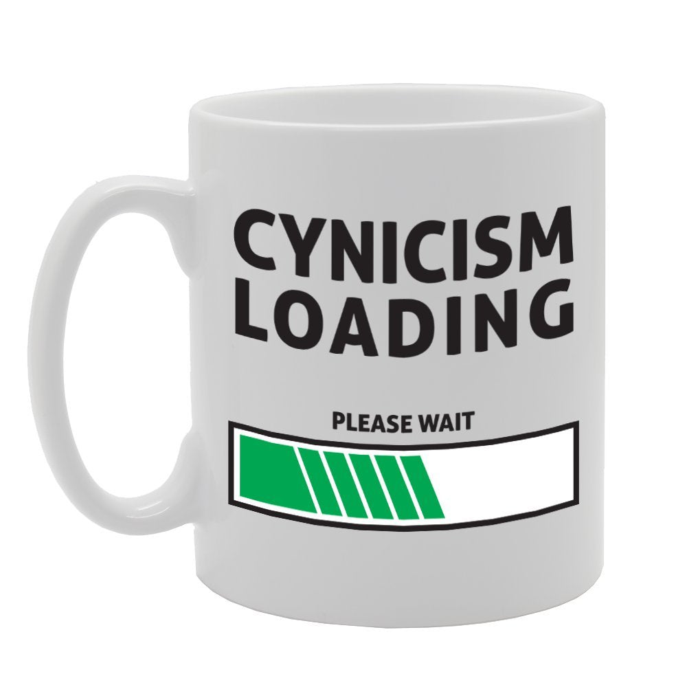 Cynicism Loading Please Wait   Printed Tea Coffee Ceramic  Mg1746 - Funny Printed Coffee Mug - Great Gift Idea