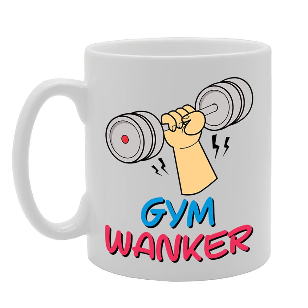 Gym Wanker   Printed Tea Coffee Ceramic  Mg5227 - Funny Printed Coffee Mug - Great Gift Idea