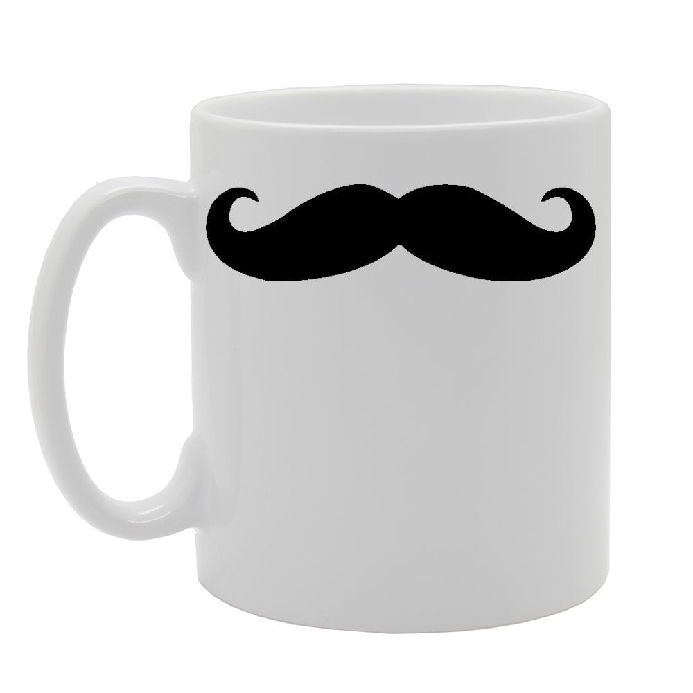 Mustache/Funny/   Printed Tea Coffee Ceramic  Mg863 - Funny Printed Coffee Mug - Great Gift Idea