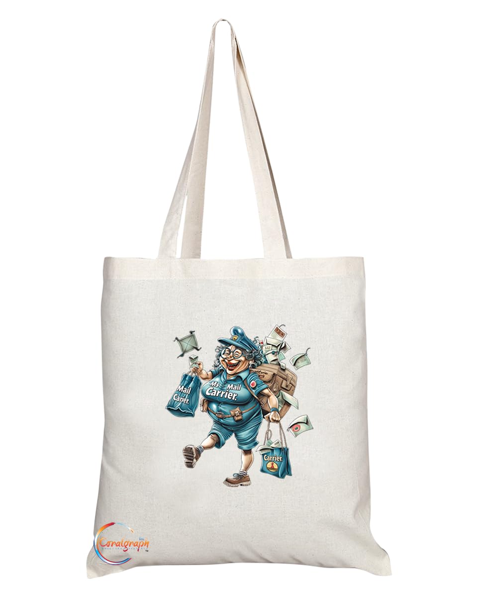 TB1974 Ms Mail Tote Bag - Ideal for Mail Carriers, Postal Workers, and Delivery Personnel - Tote Bag with Charming Design