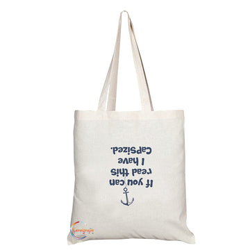 TB722 If You Can Read This I Have Capsized Novelty Present Gift Printed Eco-Friendly Stylish Long Handled Tote Shoulder Bag