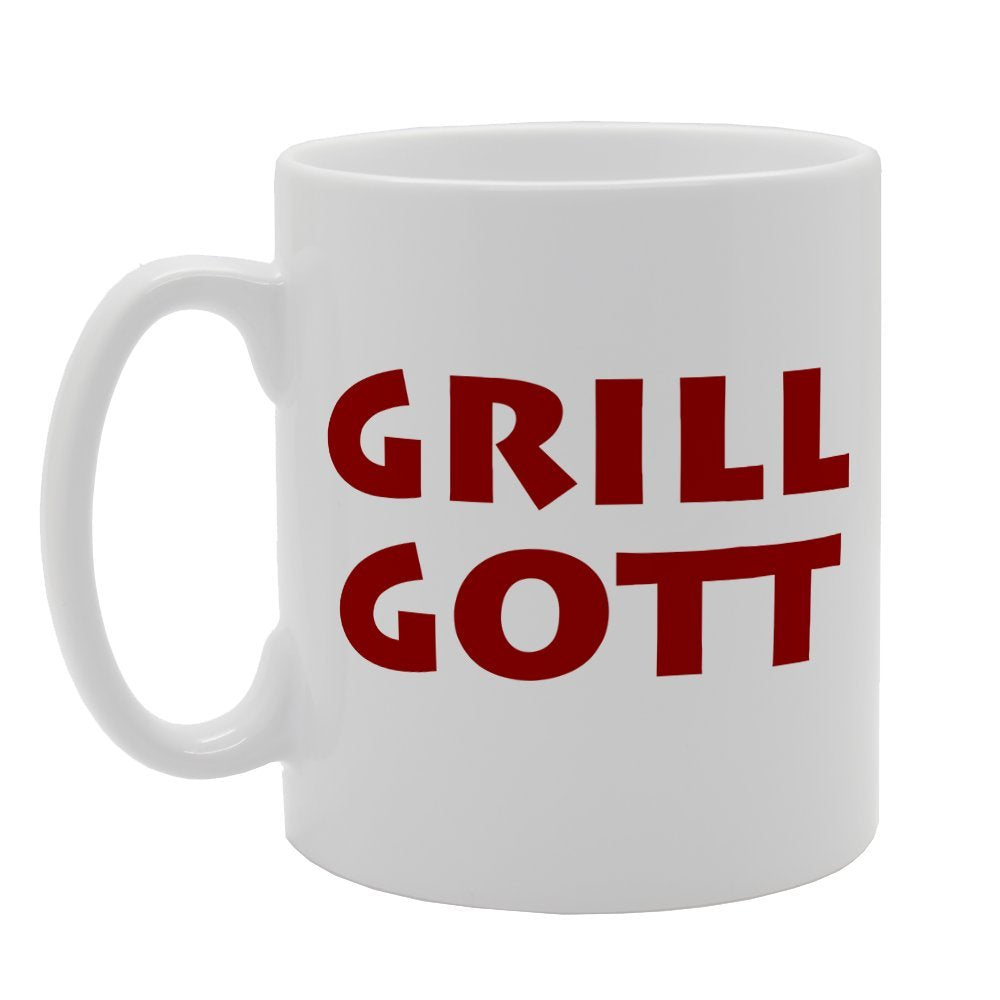 Grill Gott Fun Joke   Printed Tea Coffee Ceramic  Mg1994 - Funny Printed Coffee Mug - Great Gift Idea