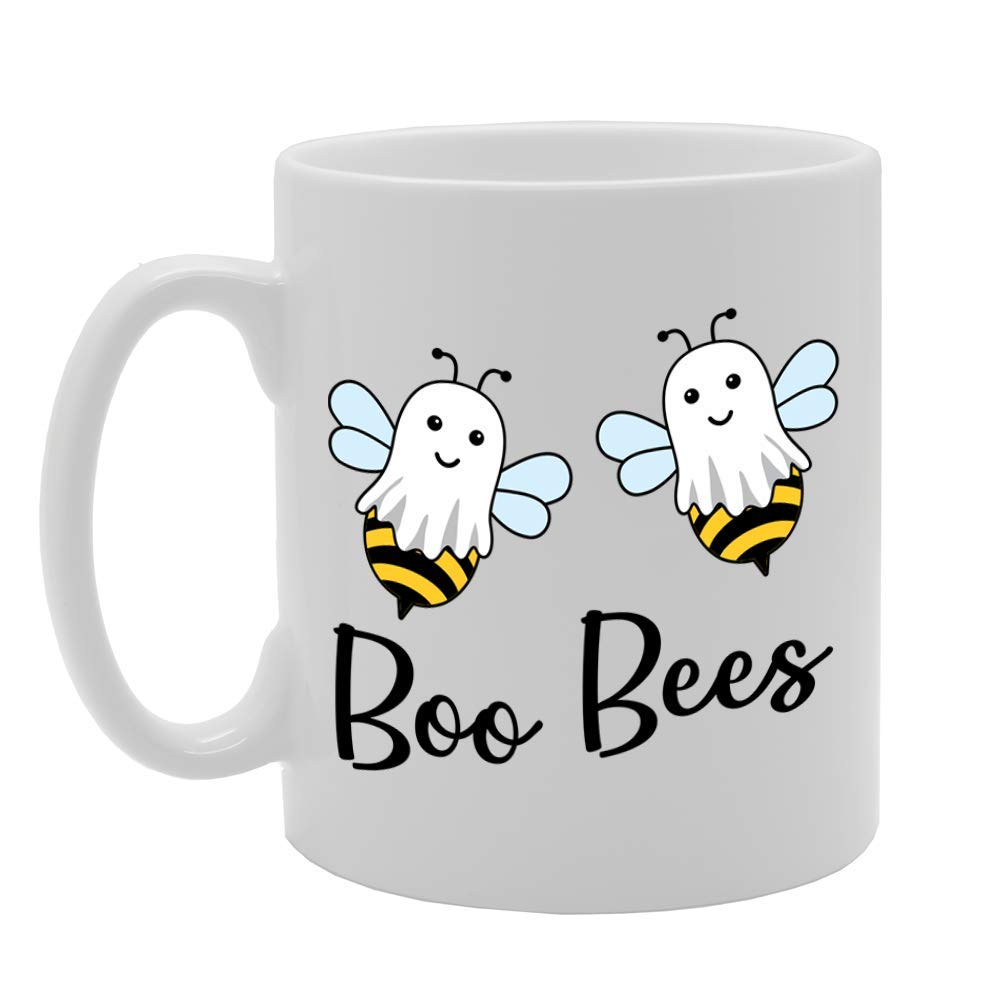 Boo Bees - 2 Bees   Printed Tea Coffee Ceramic  Mg4603 - Funny Printed Coffee Mug - Great Gift Idea