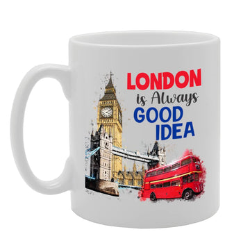 -   Printed Coffee Ceramic  Featuring Great Britain 4 Design (Big Ben) Mg6431 - Funny Printed Coffee Mug - Great Gift Idea