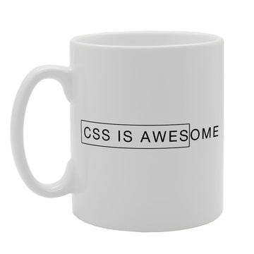 Css Is Awesome   Printed Tea Coffee Ceramic  Mg1450 - Funny Printed Coffee Mug - Great Gift Idea