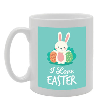 I Love Easter   Printed Tea Coffee Ceramic  Mg3674 - Funny Printed Coffee Mug - Great Gift Idea