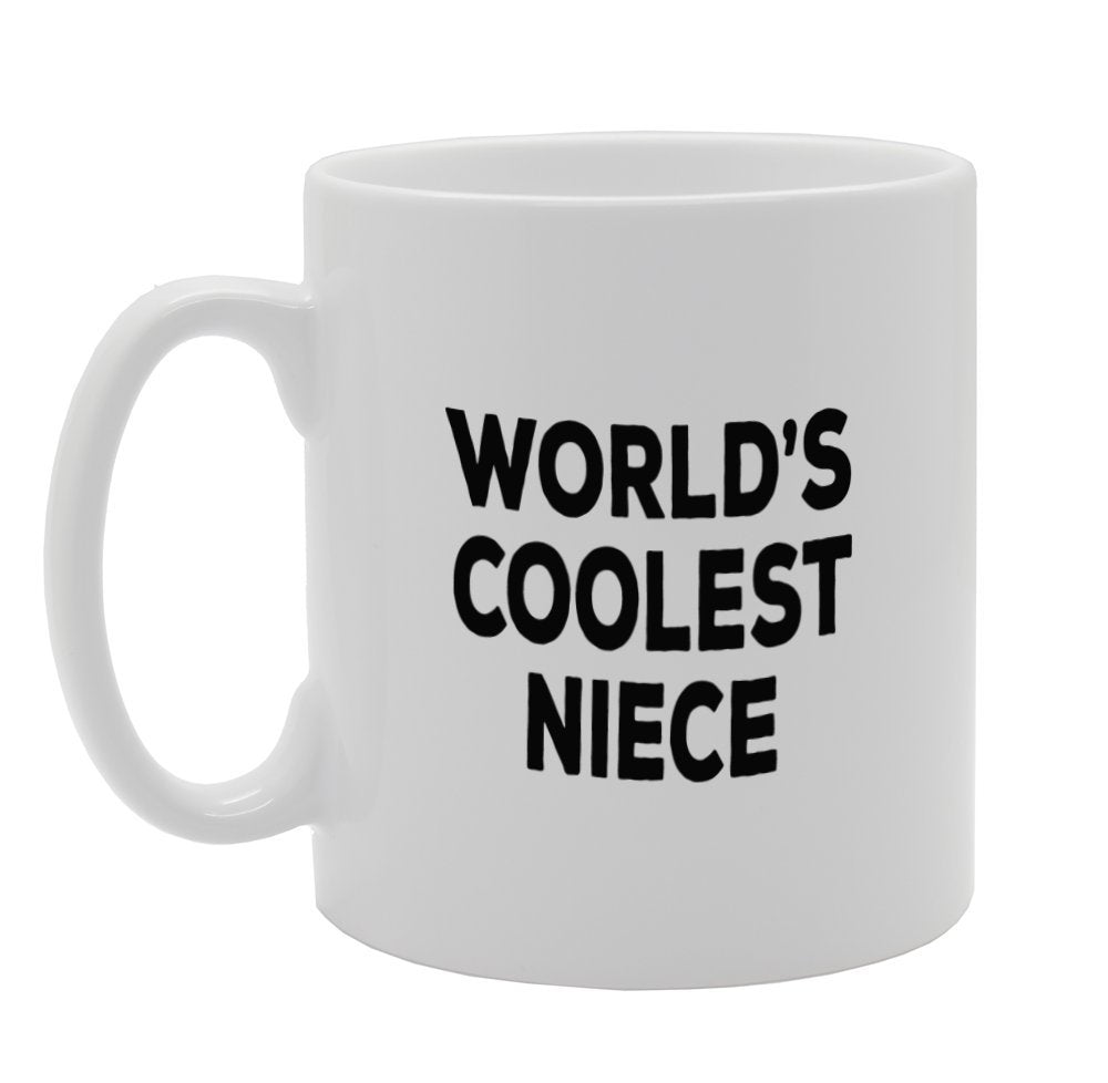 World'S Coolest Niece   Printed Tea Coffee Ceramic  Mg1362 - Funny Printed Coffee Mug - Great Gift Idea