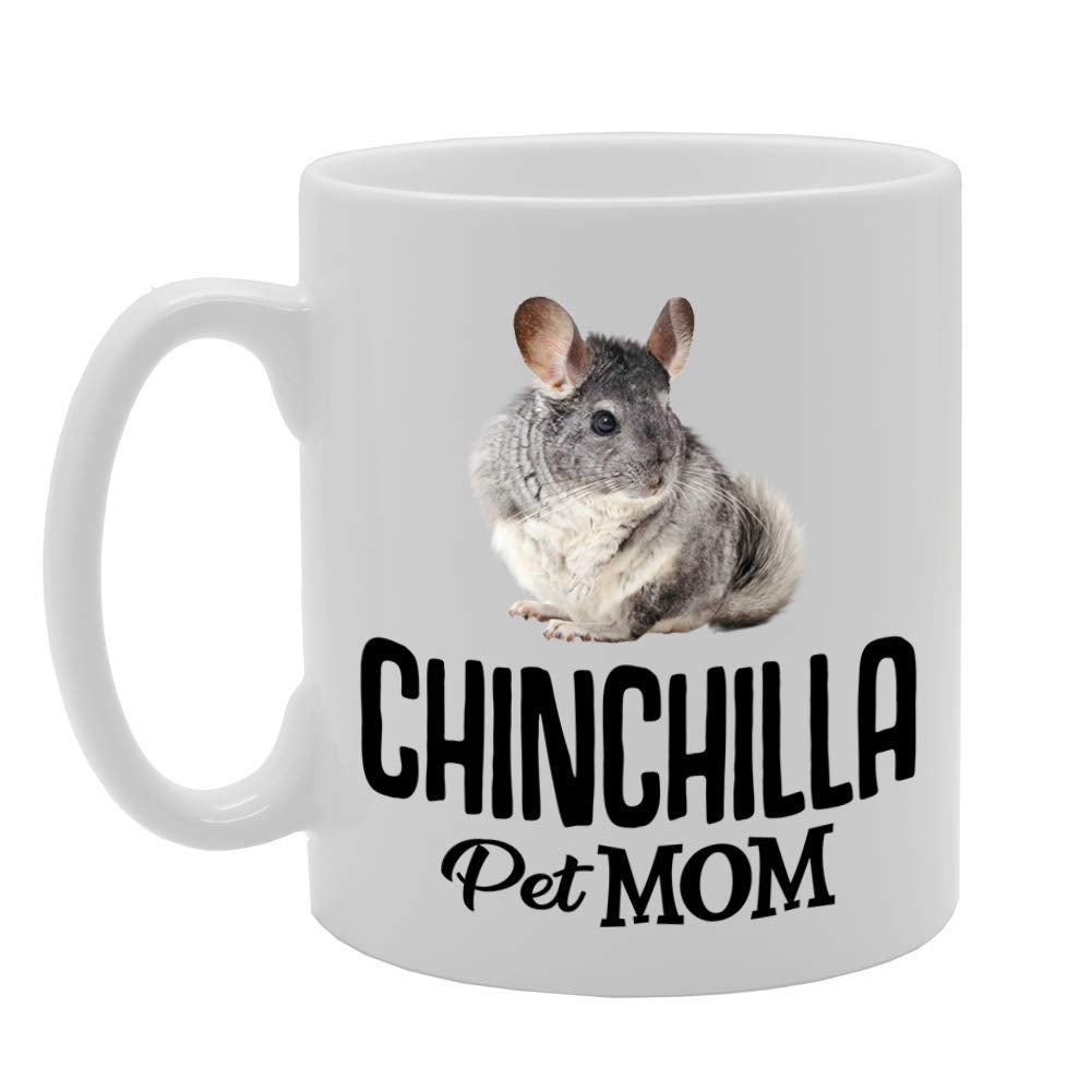 Pet Mom Chhilla   Printed Tea Coffee Ceramic  Mg4620 - Funny Printed Coffee Mug - Great Gift Idea