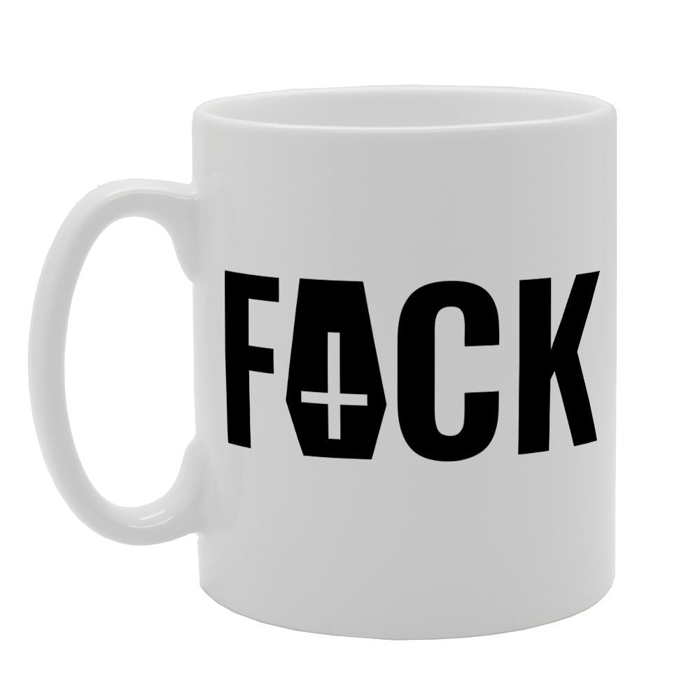 Fack   Printed Tea Coffee Ceramic  Mg1443 - Funny Printed Coffee Mug - Great Gift Idea