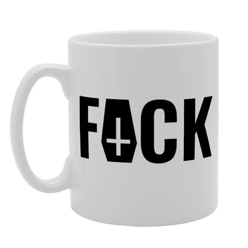 Fack   Printed Tea Coffee Ceramic  Mg1443 - Funny Printed Coffee Mug - Great Gift Idea