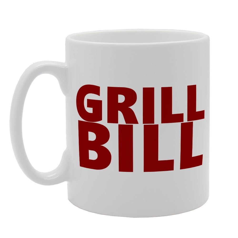 Grill Bill   Printed Tea Coffee Ceramic  Mg1999 - Funny Printed Coffee Mug - Great Gift Idea