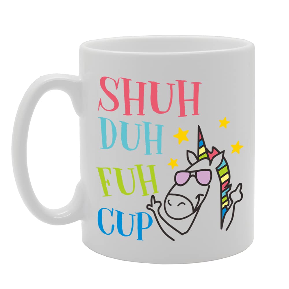 Shuh Duh Fuh Cup   Printed Tea Coffee Ceramic  Mg5166 - Funny Printed Coffee Mug - Great Gift Idea