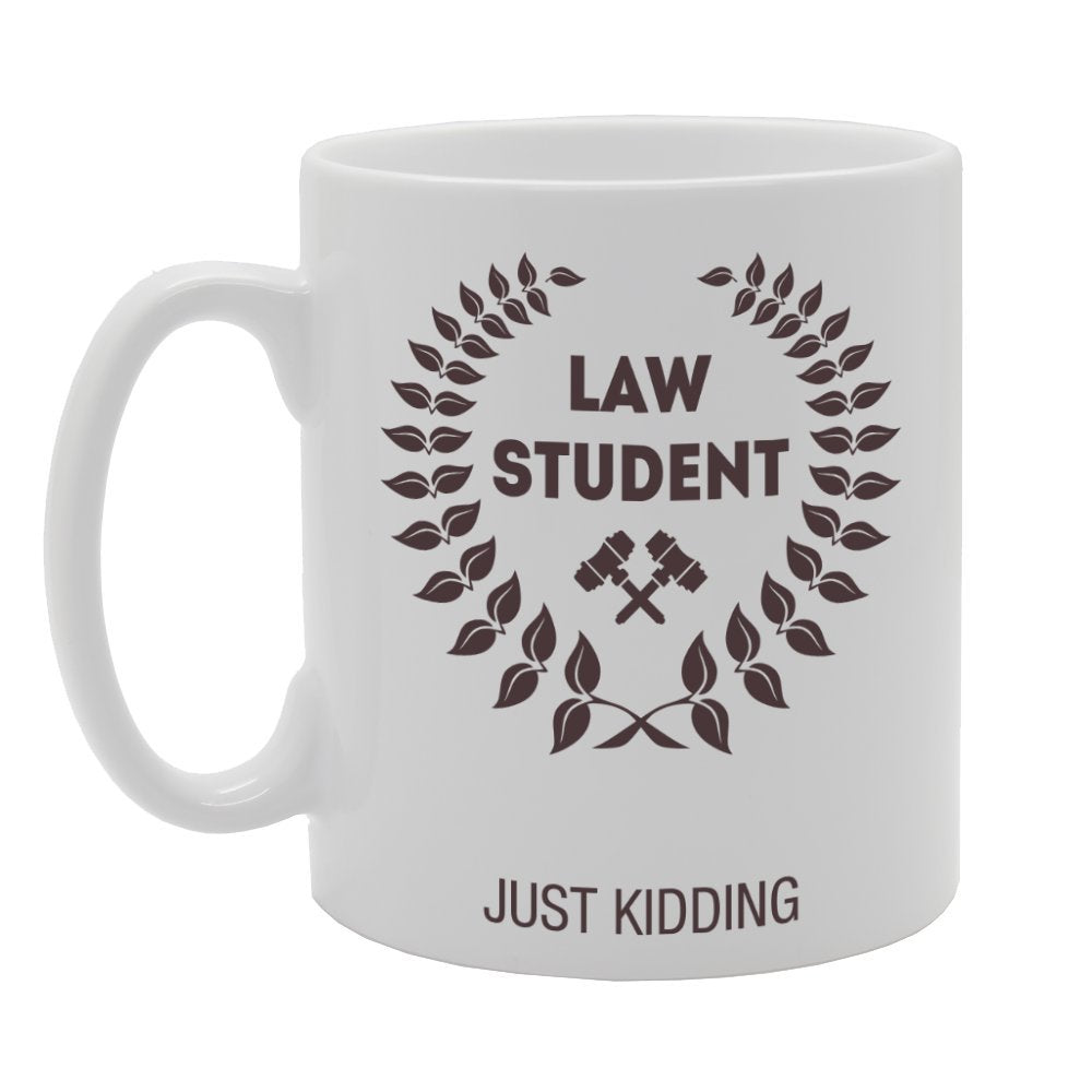 Law Student   Printed Tea Coffee Ceramic  Mg2859 - Funny Printed Coffee Mug - Great Gift Idea