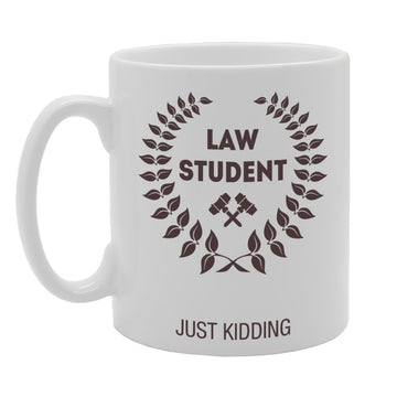 Law Student   Printed Tea Coffee Ceramic  Mg2859 - Funny Printed Coffee Mug - Great Gift Idea