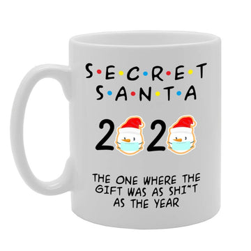 Secret Santa 2021   Printed Tea Coffee Ceramic  Mg4504 - Funny Printed Coffee Mug - Great Gift Idea
