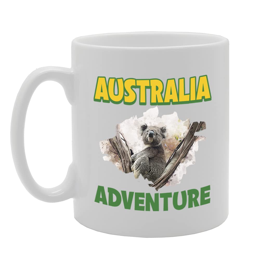 Australia Adventure Koala Bear Souvenir   Tea Coffee Ceramic  Mg5673 - Funny Printed Coffee Mug - Great Gift Idea