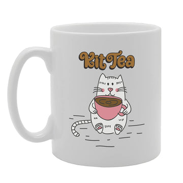 Kittea Tea   Printed Tea Coffee Ceramic  Mg5463 - Funny Printed Coffee Mug - Great Gift Idea