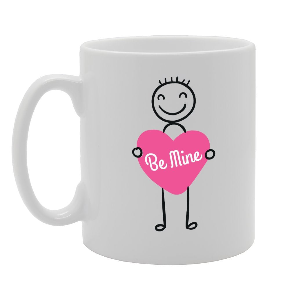 Be Mine   Printed Tea Coffee Ceramic  Mg2296 - Funny Printed Coffee Mug - Great Gift Idea