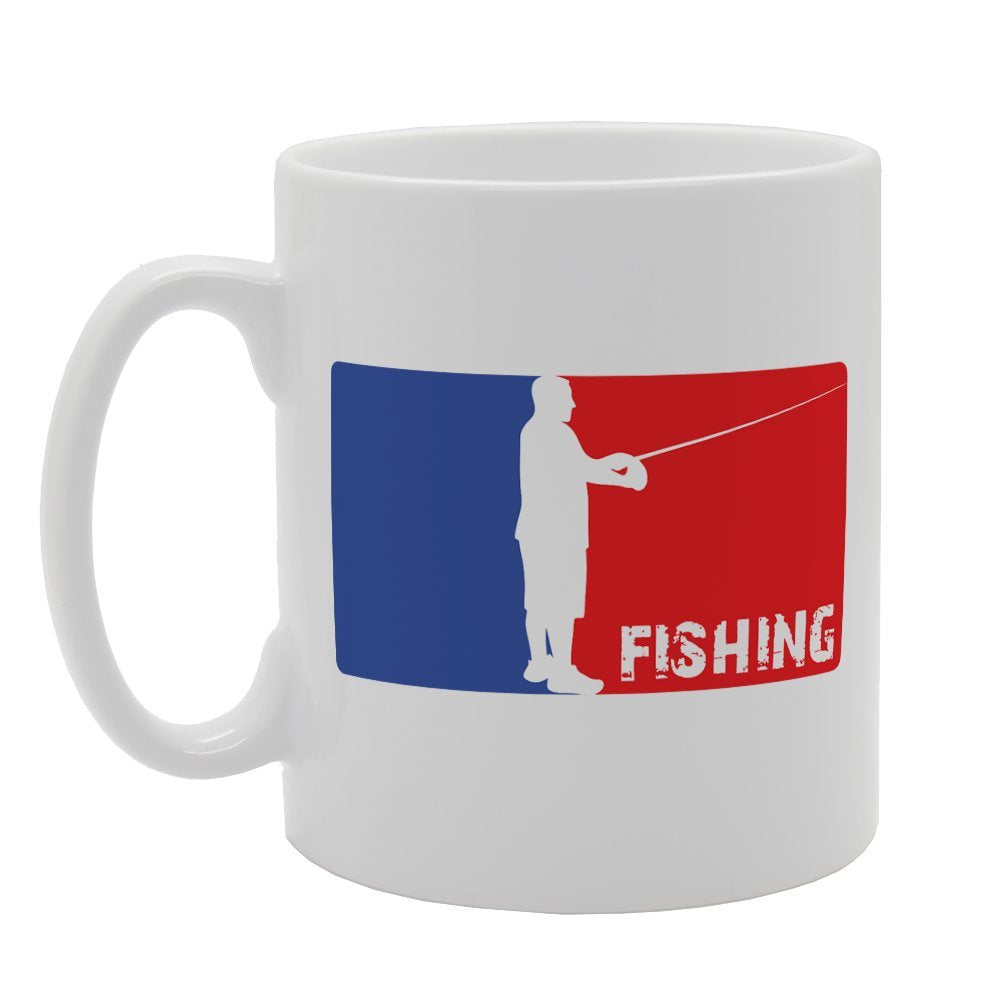 Fishing Liga Blue Rotangler Flag   Printed Tea Coffee Ceramic  Mg1810 - Funny Printed Coffee Mug - Great Gift Idea