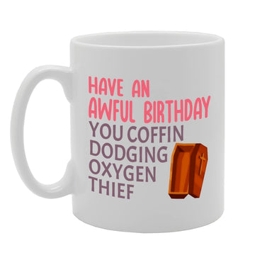 Coffin Dodging Oxygen Thief   Printed Tea Coffee Ceramic  Mg5742 - Funny Printed Coffee Mug - Great Gift Idea