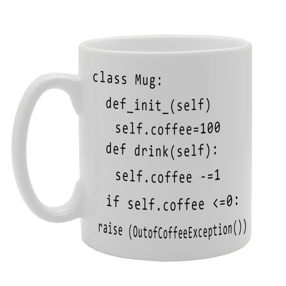 Programming Coffee/Funny/   Printed Tea Coffee Ceramic  Mg274 - Funny Printed Coffee Mug - Great Gift Idea