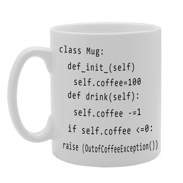Programming Coffee/Funny/   Printed Tea Coffee Ceramic  Mg274 - Funny Printed Coffee Mug - Great Gift Idea