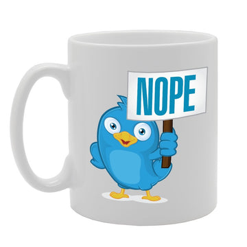 Nope   Printed Tea Coffee Ceramic  Mg2775 - Funny Printed Coffee Mug - Great Gift Idea